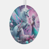 Prachtig Glass Christmas Fantasy ornament (Voorkant Rechts)