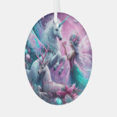 Prachtig Glass Christmas Fantasy ornament (Voorkant links)