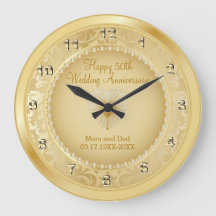 Prachtig Golden 50th Wedding Jubileum
