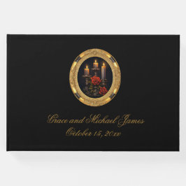 Prachtig gotisch bruiloft gastenboek