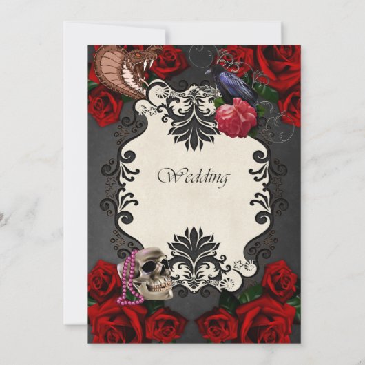 Prachtig gotisch design kaart (Achterkant)