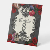 Prachtig gotisch design reclamebord met voetstuk (Voorkant)