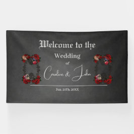 Prachtig gotisch design spandoek