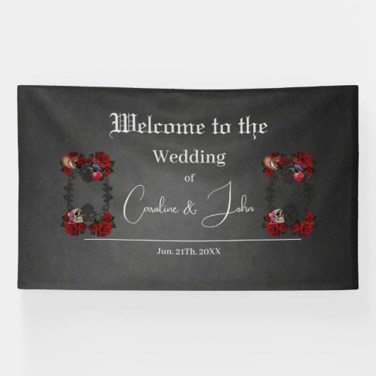 Prachtig gotisch design spandoek (Horizontaal)