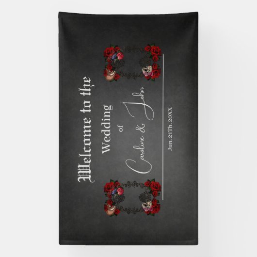 Prachtig gotisch design spandoek (Verticaal)