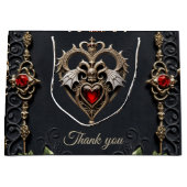 Prachtig gotisch hart groot cadeauzakje (Voorkant)