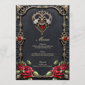 Prachtig gotisch hart menu (Voorkant)