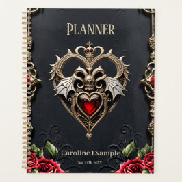 Prachtig gotisch hart planner