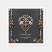 Prachtig gotisch hart servet (Voorkant)