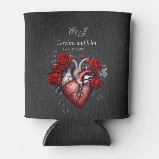 Prachtig gotisch Victoriaans hart Blikjeskoeler (Voorkant)