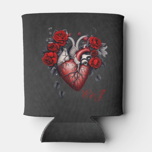 Prachtig gotisch Victoriaans hart Blikjeskoeler (Achterkant)