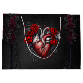 Prachtig gotisch Victoriaans hart Groot Cadeauzakje (Achterkant)