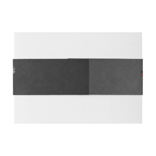 Prachtig gotisch Victoriaans hart Uitnodigingen Wikkel (Achterkant Voorbeeld)