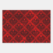 Prachtig gotische schedels en Design Inpakpapier Vel (Voorkant 3)