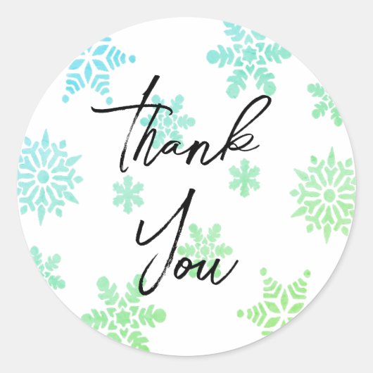 Prachtig goud dank u stickers (Voorkant)