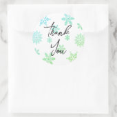 Prachtig goud dank u stickers (Tas)