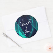 Prachtig goud dank u stickers (Envelop)