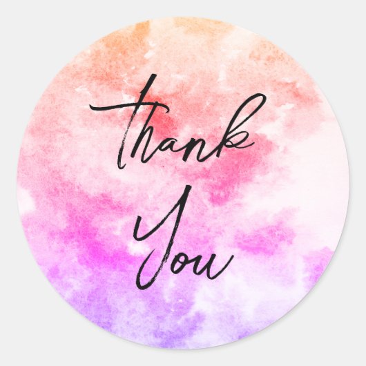 Prachtig goud dank u stickers (Voorkant)