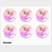 Prachtig goud dank u stickers (Vel)