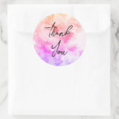 Prachtig goud dank u stickers (Tas)