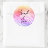 Prachtig goud dank u stickers (Tas)