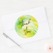 Prachtig goud dank u stickers (Envelop)