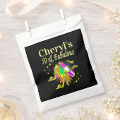 PRACHTIG GOUD GEPERSONALISEERD 50 JAAR OUD BEDANKZAKJE (Geknipt)