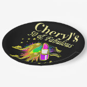 PRACHTIG GOUD GEPERSONALISEERD 50 JAAR OUD PAPIEREN BORDJE (Gekanteld)