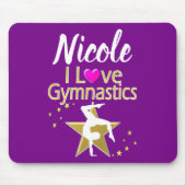 PRACHTIG GOUD IK HOU VAN GYMNASTIEK DESIGN MUISMAT (Voorkant)