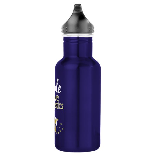 PRACHTIG GOUD IK HOU VAN GYMNASTIEK DESIGN WATERFLES (Rechts)