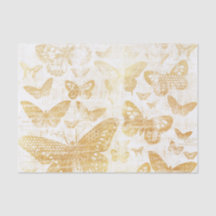 prachtig goud, vlinderpatroon, goud