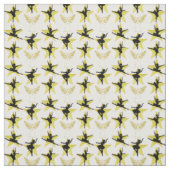 PRACHTIG GOUDEN DANSER KERSTONTWERP STOF (Swatch)