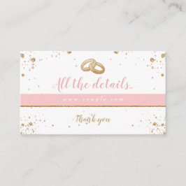 Prachtig - Gouden Roze COLLECTIE A Alle details Informatiekaartje