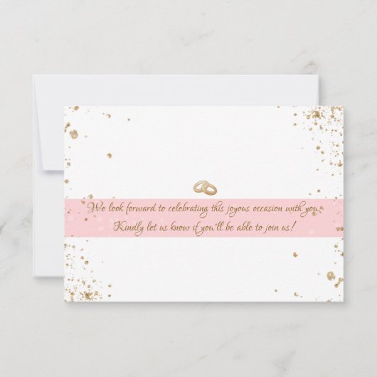 Prachtig - Gouden Roze RSVP 3 (Achterkant)