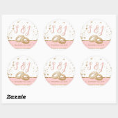 Prachtig - Gouden Roze sticker 1 (Vel)