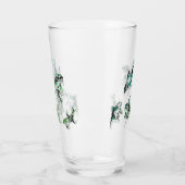 Prachtig gouden visglas glas (Links)