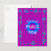 Prachtig goudgeel verbazingwekkend grafisch ontwer briefkaart (Voorkant / Achterkant)