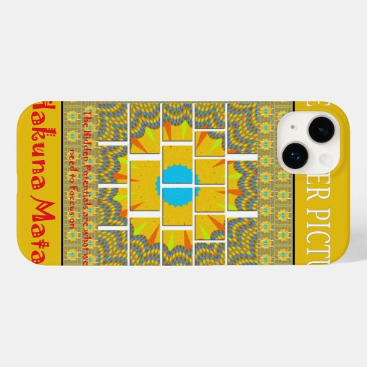 Prachtig goudgeel verbazingwekkend grafisch ontwer Case-Mate iPhone case (Achterkant (horizontaal))