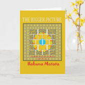 Prachtig goudgeel verbazingwekkend grafisch ontwer kaart (Gele Bloem)