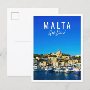 Prachtig Gozo eiland Malta Briefkaart