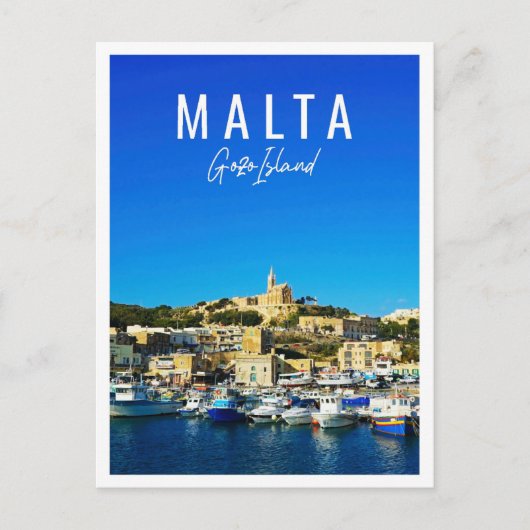 Prachtig Gozo eiland Malta Briefkaart (Voorkant)