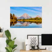 Prachtig Grand Teton National Park, Wyoming Poster (Thuiskantoor)