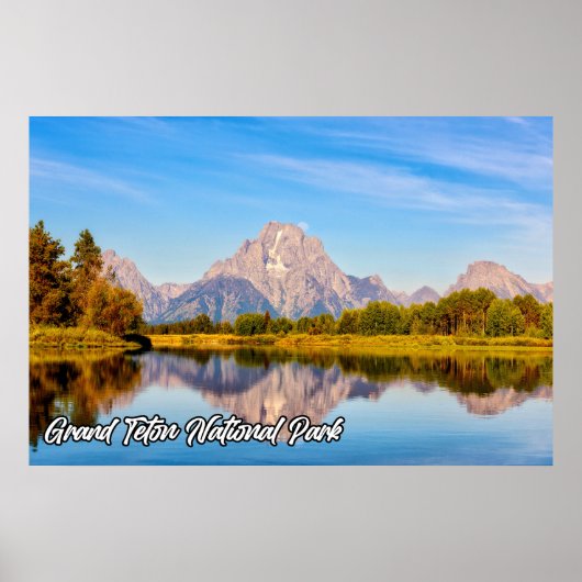 Prachtig Grand Teton National Park, Wyoming Poster (Voorkant)
