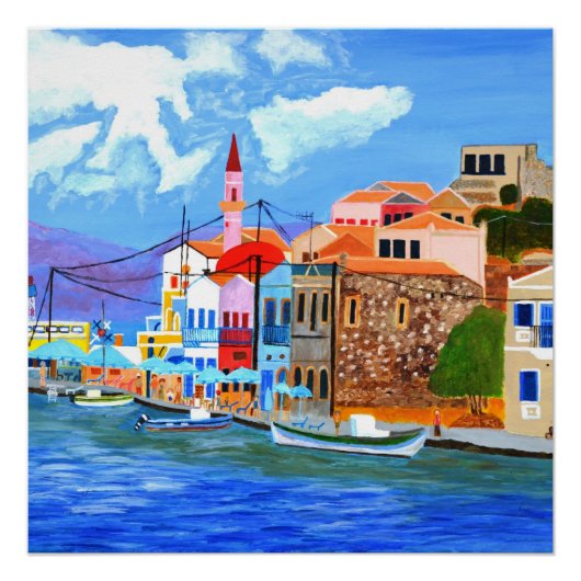 Prachtig Grieks Poster (Voorkant)