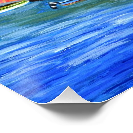 Prachtig Grieks Poster (Hoek)