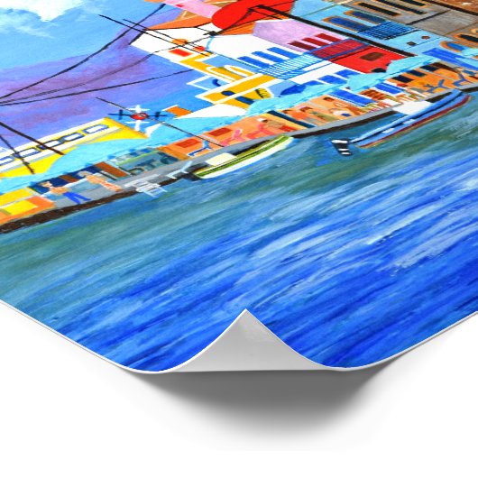 Prachtig Grieks Poster (Hoek)