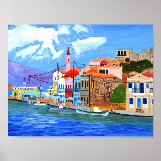 Prachtig Grieks Poster (Voorkant)