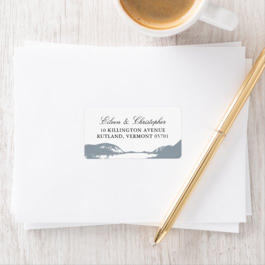 Prachtig grijs bergmeer | Bruiloft Etiket (Insitu)