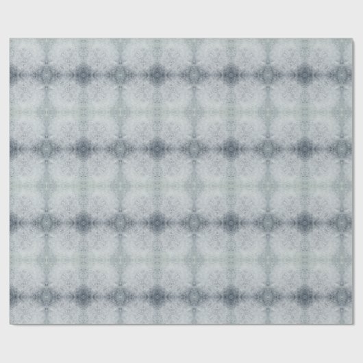 Prachtig grijs vorstontwerp cadeaupapier (Vlak)