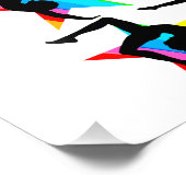 PRACHTIG GROEN IK HOU VAN GYMNASTIEK ONTWERP FOTO AFDRUK (Hoek)